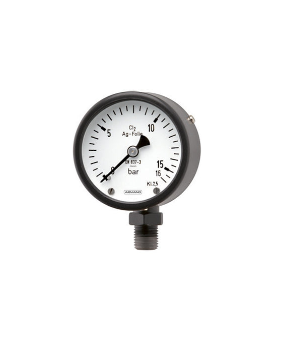Diaphragm pressure gauges for chlorine metering services PsP 60-2