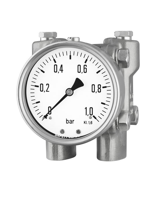 Differential pressure gauges with diaphragm DiP1Ch / DiP1ChG