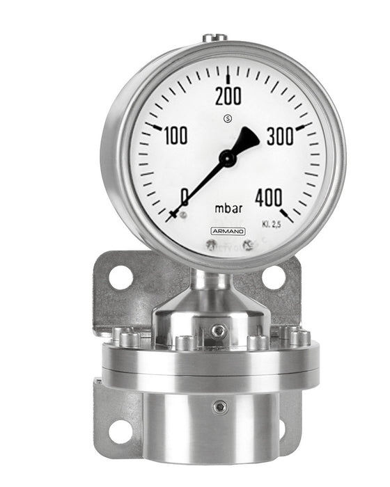 Differential pressure gauges with diaphragm DiP2SCh / DiP2SChG