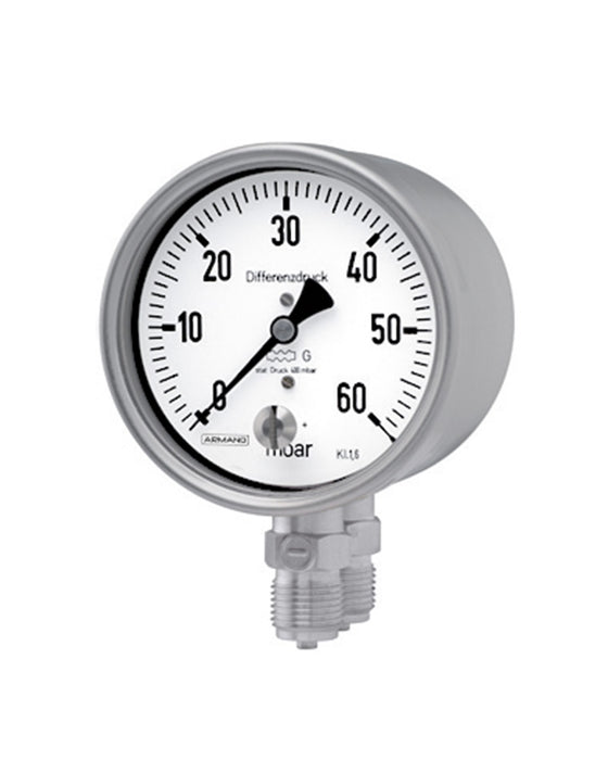 Differential pressure gauges with diaphragm capsule DiKPCh