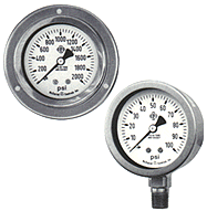 McDaniel Pressure Gauge - K9 Model - 2.5" Gauge, 1/4" NPT BTM, 5000 PSI