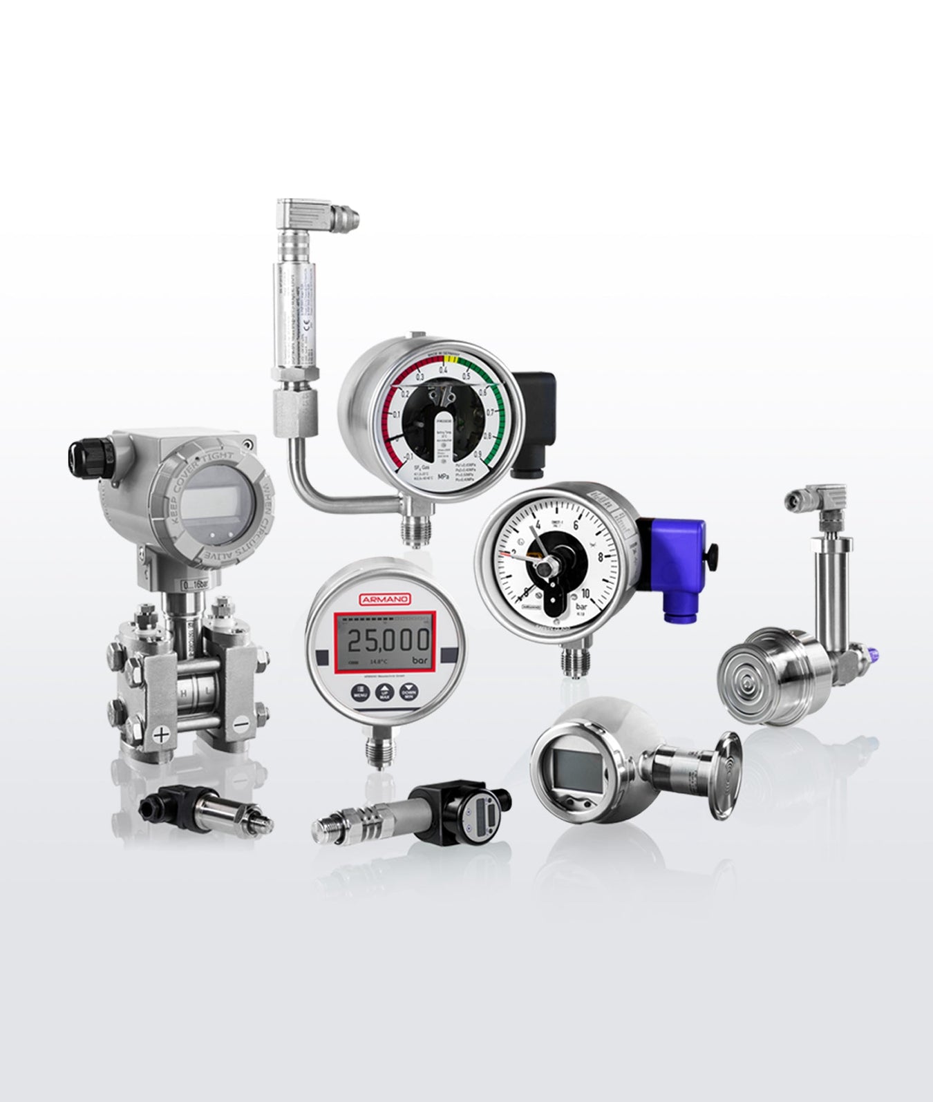 Armano Digital Pressure Gauges