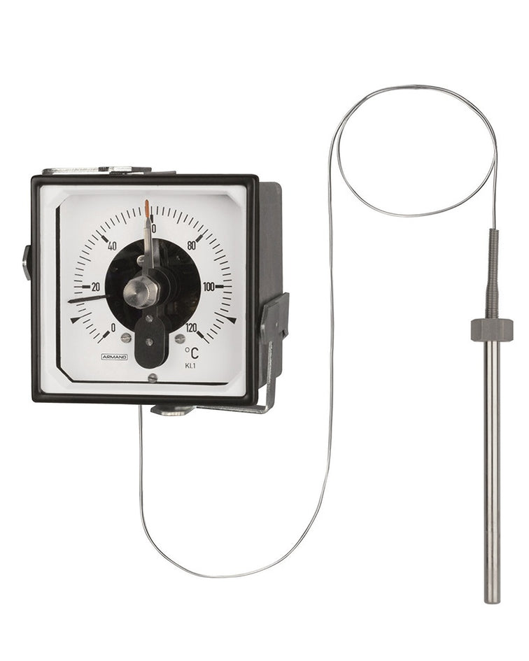 Remote Gas-actuated Square Thermometers w/ Limit Switch TFQS — Jaron ...