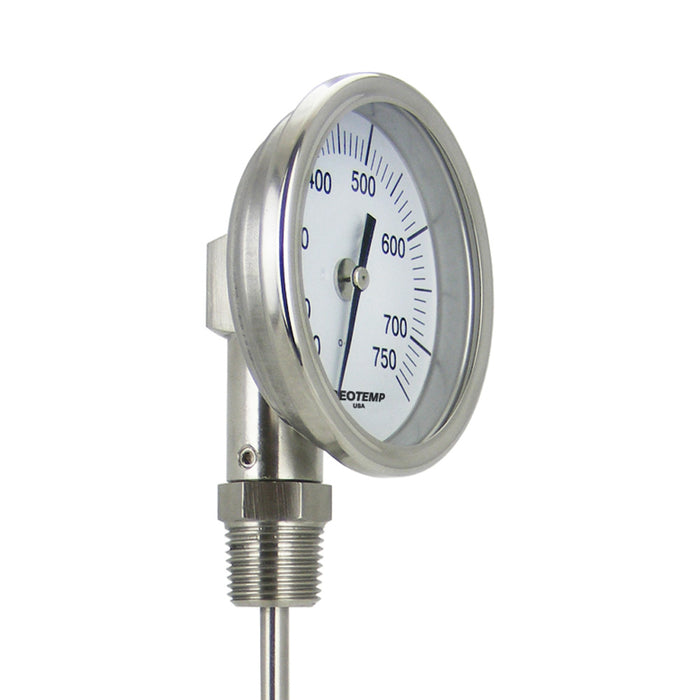 Bottom Connect Bimetal Thermometer